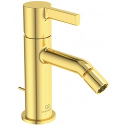 Bidet mixer Brushed Gold material: Brass, color: Gold surface: Brushed