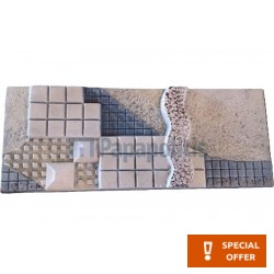 Μπορντούρα (Listello) 30x60 Ισπανίας Dec.D Α’ διαλογής επιφάνεια: Ματ, απόχρωση: Γκρι Μπορντούρες-Decore