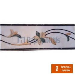 Μπορντούρα (Listello) 7x20 Ισπανίας Leba Α’ διαλογής επιφάνεια: Γυαλιστερή, απόχρωση: Mix Μπορντούρες-Decore