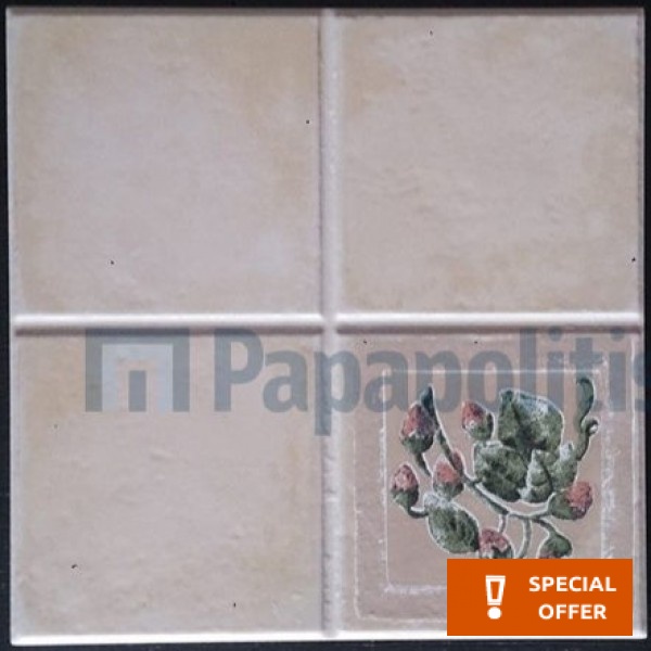 Decore πλακιδίου 20x20 Ιταλίας Α’ διαλογής Lineas Corazon, απόχρωση: Μπεζ Μπορντούρες-Decore Decore πλακιδίου 20x20 Ιταλίας Α’ διαλογής Lineas Corazon, απόχρωση: Μπεζ Μπορντούρες-Decore