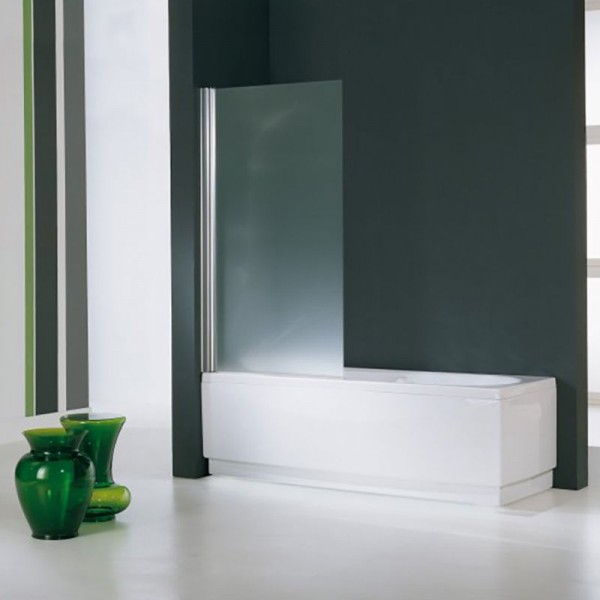 Bathtub enclosure Linear 80x150 6mm opening reversible, N1 80, transparent crystal glass 6mm surface: Glossy, color: Chrome Linear Bathtub enclosure Linear 80x150 6mm opening reversible, N1 80, transparent crystal glass 6mm surface: Glossy, color: Chrome Linear
