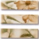 Border (listello) 5x20 Italy 1st choice Fiore surface: Glossy, hue: Mix Tile Liners (Listello)-Decore