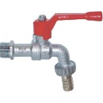 Bib tap Round1/2” material: Steel, color: Chrome surface: Glossy Angle valves
