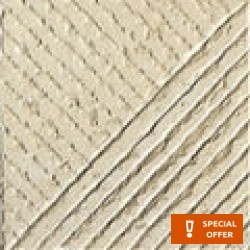 Tile décor 15x15 Italy 1st choice, hue: Beige Tile Liners (Listello)-Decore