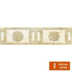 Border (listello) 6,7x27 Italy 1st choice surface: Glossy, hue: Beige Tile Liners (Listello)-Decore
