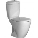 Λεκάνη (σκέτη χωρίς καζανάκι και κάλυμμα) επιδαπέδια χαμηλής πίεσης με χείλος πίσω σιφώνι P επιφάνεια: Γυαλιστερή 61x35, χρώμα: Λευκό Επιδαπέδιες ΧΠ