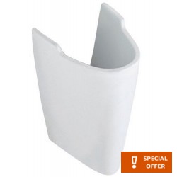 Pedestal Wall-mounted 55cm, color: White Pedestals