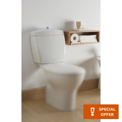 Καζανάκι χαμηλής πίεσης (ΧΠ) 2 λειτουργιών, χρώμα: Λευκό Χαμηλής πίεσης