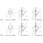 Urinal cover, color: White Urinal covers Urinal cover, color: White Urinal covers