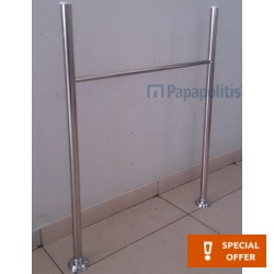 Στήριγμα νιπτήρα 78cm, χρωμέ από ορείχαλκο Στηρίγματα