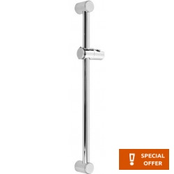 Βέργα ντους 60cm από ορείχαλκο απλή, χρώμα: Χρωμέ επιφάνεια: Γυαλιστερή