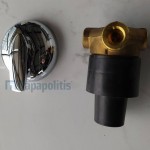 Distributor Handle material: Brass, color: Chrome Diverter knobs