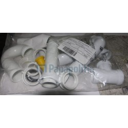 Siphon sink double material: Plastic Drains - Siphons