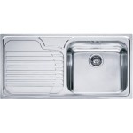 Νεροχύτης ανοξείδωτος 100x50 από inox επιφάνεια: Λεία ματ με πάγκο αριστερά ένθετος 1 γούρνα New Infinito INX 611-Ν, χρώμα: Χρωμέ Ανοξείδωτοι Νεροχύτης ανοξείδωτος 100x50 από inox επιφάνεια: Λεία ματ με πάγκο αριστερά ένθετος 1 γούρνα New Infinito INX 611-Ν, χρώμα: Χρωμέ Ανοξείδωτοι
