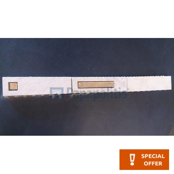 Border (listello) 4x45 Italy 1st choice Fascia rettificato surface: Matt, hue: Grey Tile Liners (Listello)-Decore
