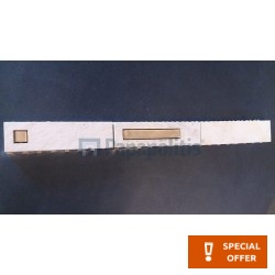 Μπορντούρα (Listello) 4x45 Ιταλίας Fascia rettificato Α’ διαλογής επιφάνεια: Ματ, απόχρωση: Γκρι Μπορντούρες-Decore