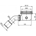 Waste Valve 90cm, for shower tray Without overflow material: ABS surface: Glossy, color: Chrome Waste Valve 90cm, for shower tray Without overflow material: ABS surface: Glossy, color: Chrome