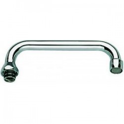 Spout D18 for wash basin tap TR 41021 material: Brass, color: Chrome Bath tap spouts