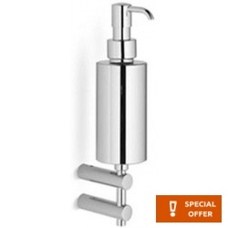 Dispenser material: Brass Wall-mounted, color: Chrome surface: Glossy Soap dispensers