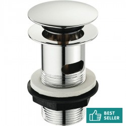 Waste Valve 1 1/4" With overflow material: Brass surface: Glossy, color: Chrome Waste overflows