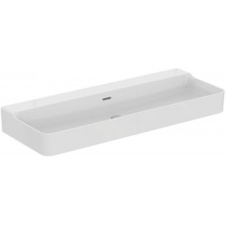 Washbasin Free standing 120x45x12,5 material: Porcelain With overflow Without hole, color: White surface: Glossy