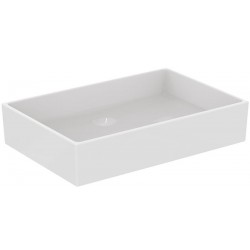 Washbasin Free standing 60x40x12,5 material: Porcelain Without hole Without overflow, color: White surface: Glossy