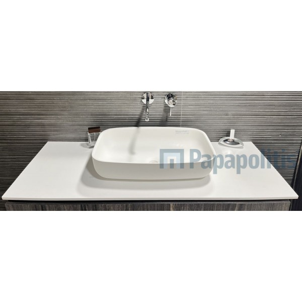 Πάγκος μπάνιου 121x47x1,27 από solid surface επιφάνεια: Ματ, χρώμα: Λευκό Πάγκοι μπάνιου Πάγκος μπάνιου 121x47x1,27 από solid surface επιφάνεια: Ματ, χρώμα: Λευκό Πάγκοι μπάνιου