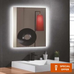 Καθρέπτης, σχήμα: Ορθογώνιο 55x75 από κρύσταλλο Καθρέπτες μπάνιου