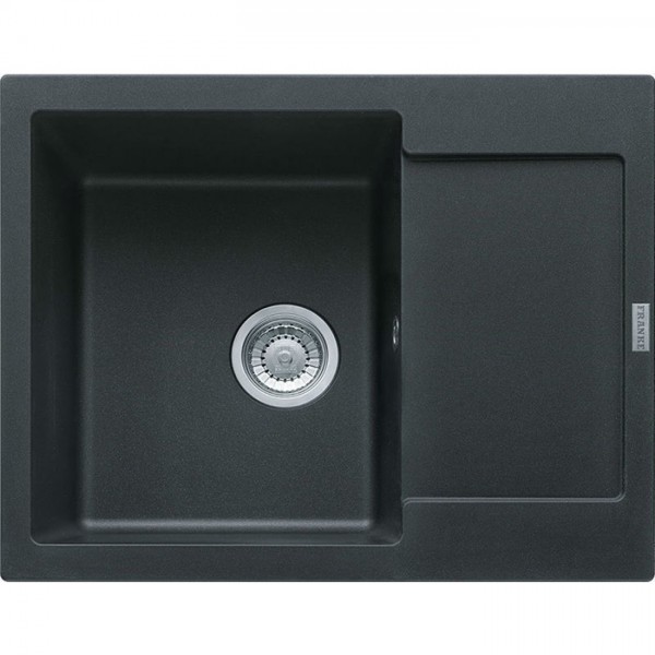 Sink Granite 62x50 left / right nested 1 bowl Onyx, color: Black Granite