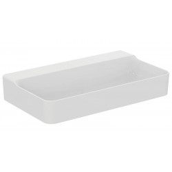 Washbasin Free standing 80x45x12,5 material: Porcelain Without hole Without overflow, color: White surface: Glossy
