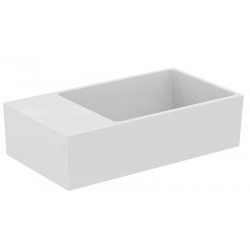 Washbasin Free standing 45x25x12 material: Porcelain With overflow Without hole, color: White surface: Glossy Free standing