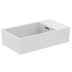 Washbasin Free standing 45x25x12 material: Porcelain With overflow Without hole, color: White surface: Glossy Free standing
