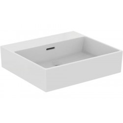 Washbasin Free standing 50x45x12,5 material: Porcelain With overflow Without hole, color: White surface: Glossy Free standing