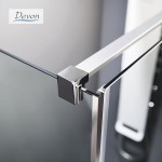 Shower enclosure Linear 140x200 8mm sliding surface: Glossy, color: Chrome Linear Shower enclosure Linear 140x200 8mm sliding surface: Glossy, color: Chrome Linear