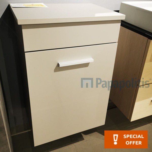 Furniture base without washbasin 43x31x62 material: Sea plywood wall mounted, color: Grey Cabinets without wash basin