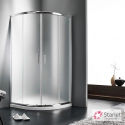 Shower enclosure Linear 80cm 6mm fixed surface: Glossy, color: Chrome Linear