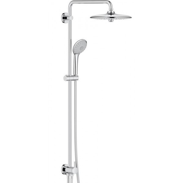 Shower slider rail with head material: Brass With diverter, color: Chrome surface: Glossy Shower rails with head Shower slider rail with head material: Brass With diverter, color: Chrome surface: Glossy Shower rails with head