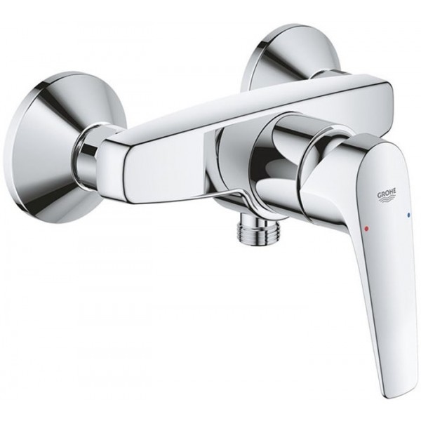 Shower tap Wall-mounted exposed material: Brass mixer without hand shower, hose and holder, color: Chrome surface: Glossy Wall-mouned exposed Shower tap Wall-mounted exposed material: Brass mixer without hand shower, hose and holder, color: Chrome surface: Glossy Wall-mouned exposed