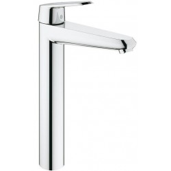 Wash basin tap Deck-mounted for free-standing washbasin material: Brass mixer Without waste XL-Size, color: Chrome surface: Glossy Deck-mounted