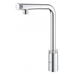 Kitchen tap Deck-mounted material: Brass with shower, color: Chrome surface: Glossy Deck-mounted Kitchen tap Deck-mounted material: Brass with shower, color: Chrome surface: Glossy Deck-mounted