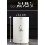 Μπαταρία κουζίνας επικαθήμενη από ορείχαλκο με φίλτρο νερού C-Spout με Boiler M-Size για βραστό νερό S-Size, με starter kit, χρώμα: Χρωμέ επιφάνεια: Γυαλιστερή Επικαθήμενες