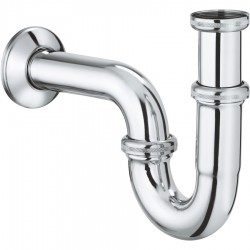 Sink siphon 1 ¼” material: Brass surface: Glossy, color: Chrome Siphons