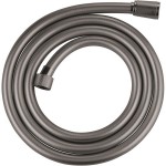 Σπιράλ 175cm από πλαστικό Hard graphite, χρώμα: Γκρι επιφάνεια: Ματ Σπιράλ τηλεφώνου
