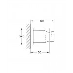 Shower holder Fixed material: Brass Brushed Nickel, color: Chrome surface: Brushed Shower holders Shower holder Fixed material: Brass Brushed Nickel, color: Chrome surface: Brushed Shower holders