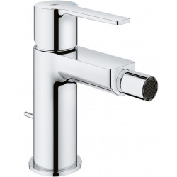 Bidet mixer material: Brass pop-up waste set 1 1/4", color: Chrome surface: Glossy Deck-mounted