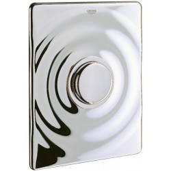Flush wall plates for concealed cistern material: ABS Pneumatic single flush valve, color: Chrome surface: Glossy Flush plates