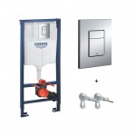Concealed cistern for wall-mounted toilet for plasterboard wall / for double wall With frame Concealed cisterns for wall-mounted WC