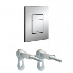 Concealed cistern for wall-mounted toilet for plasterboard wall / for double wall With frame Concealed cisterns for wall-mounted WC