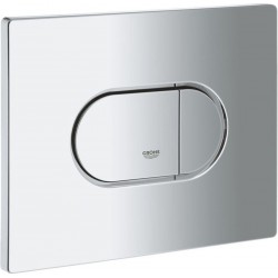 Flush wall plates for concealed cistern dual flush valve material: ABS Pneumatic, color: Chrome surface: Glossy