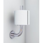 Paper holder vertical material: Brass, color: Chrome surface: Glossy Toilet paper holders Paper holder vertical material: Brass, color: Chrome surface: Glossy Toilet paper holders